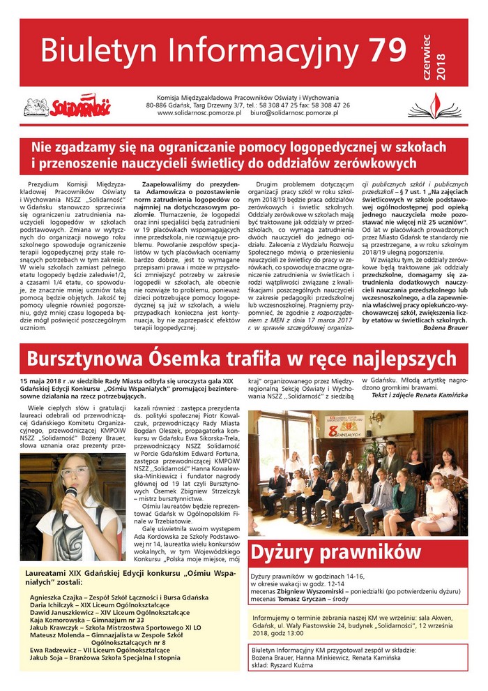Biuletyn Informacyjny nr 79